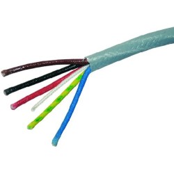 CAVO FIBRA VETRO 5 FILI 4 MM  10 MT