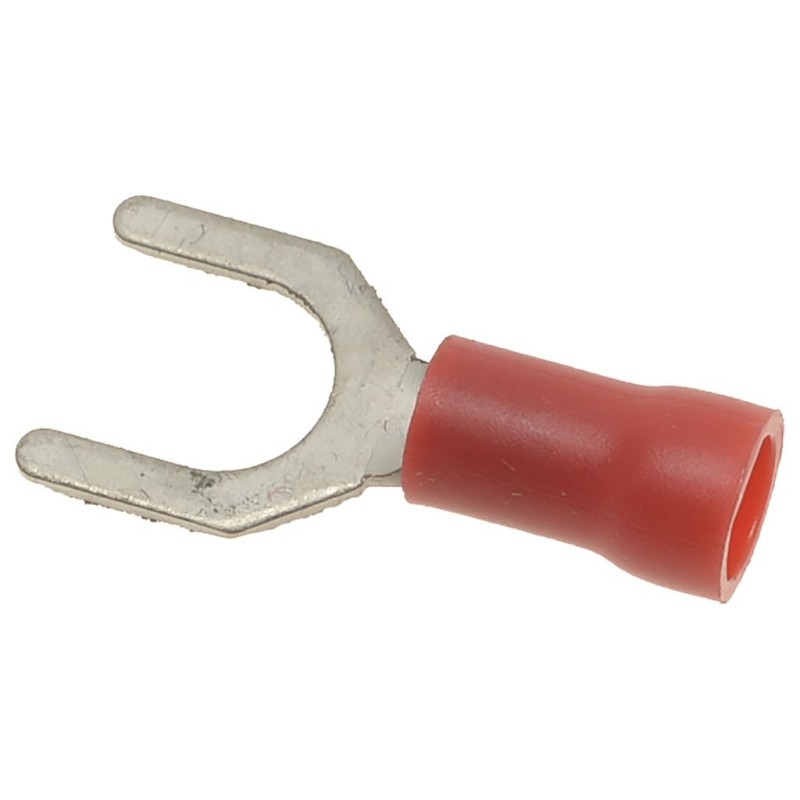 CABLE TERMINAL RED FORK  64 MM 100 PCS