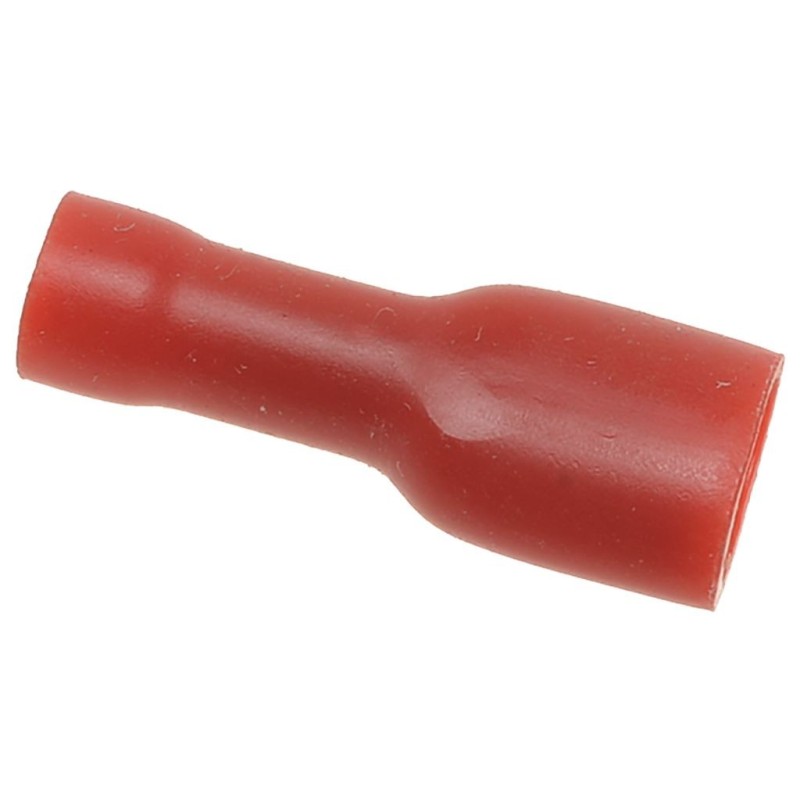 FASTON FEMMINA ROSSO F 48X08 MM 100 PZ