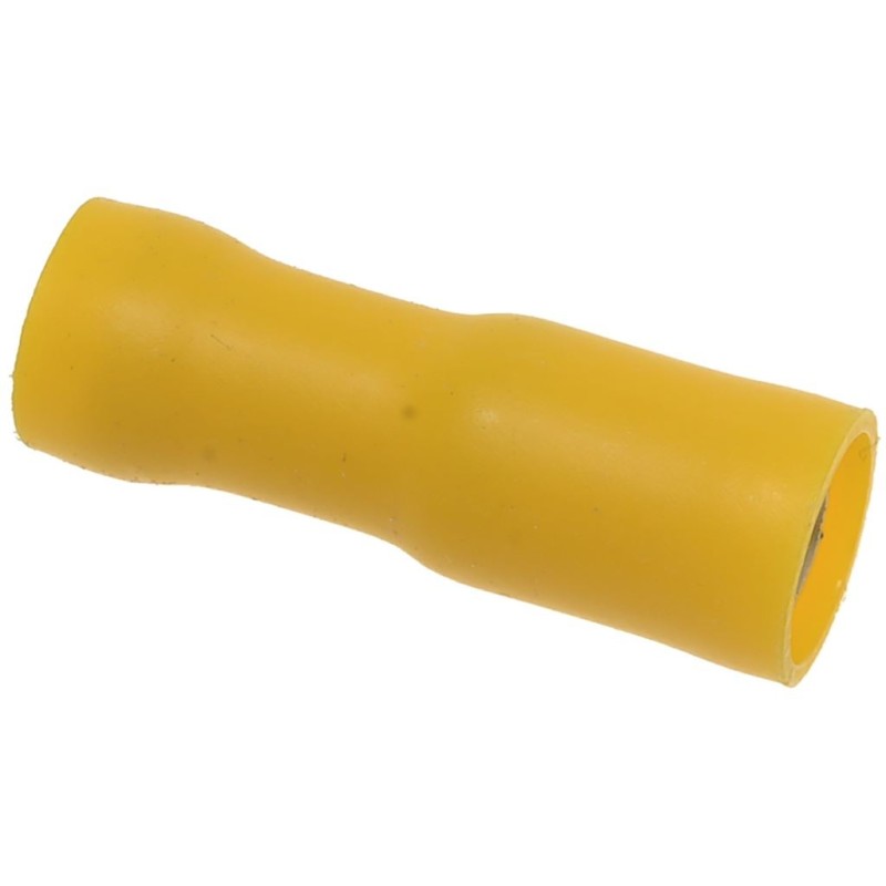 CABLE TERMINAL YELLOW PLUG F 5MM 100PCS