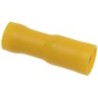 CABLE TERMINAL YELLOW PLUG F 5MM 100PCS