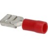 CABLE TERMINAL RED F 63X08 MM 100 PCS