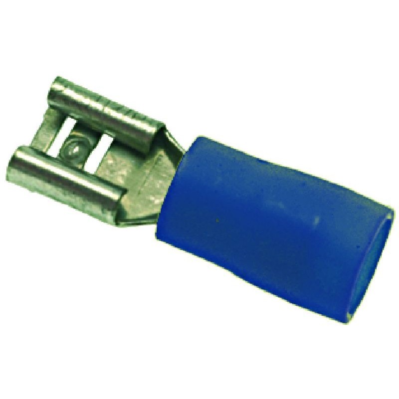 CABLE TERMINAL BLUE F 63X08 MM 100 PCS