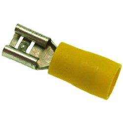 CABLE TERMINAL YELLOW F 63X08MM 100PCS