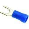 CABLE TERMINAL BLUE FORK  4 MM 100 PCS