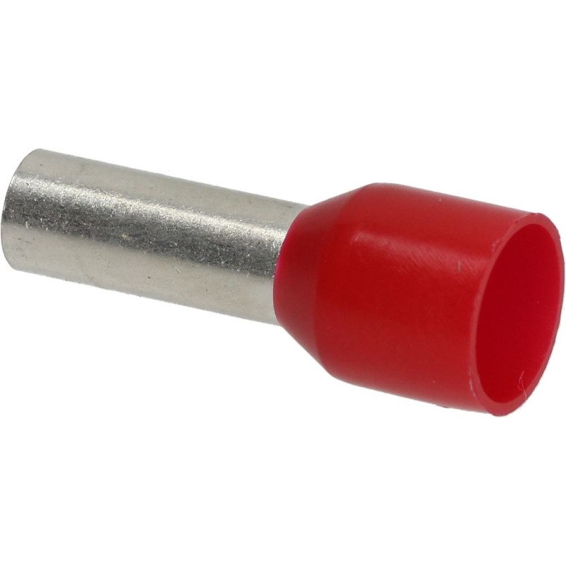 TUBETTO TERMINALE ROSSO 10X12 MM 100 PZ