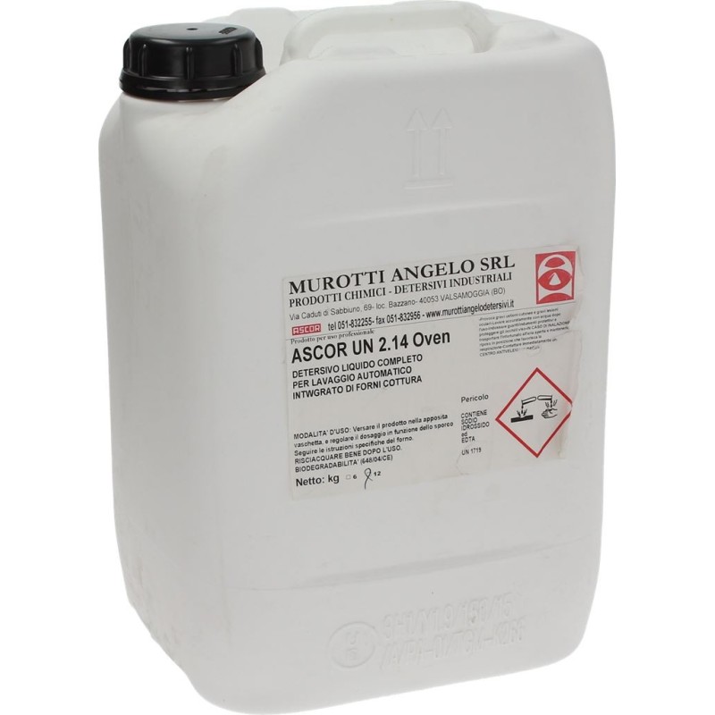 CORROSIVE LIQUID OVEN DETERGENT 12KG