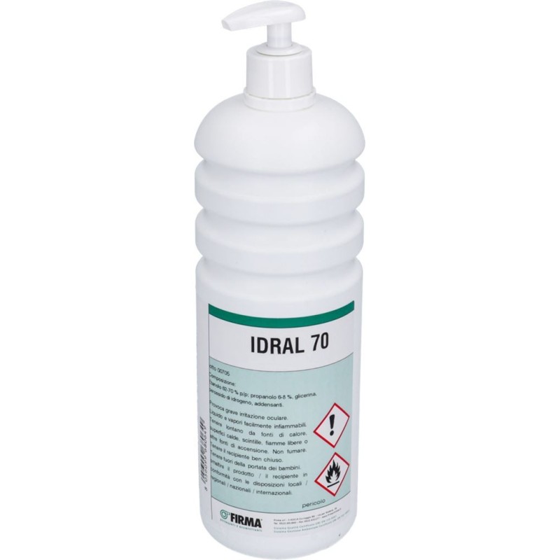 HAND CLEANER GEL IDRAL 70 1 L