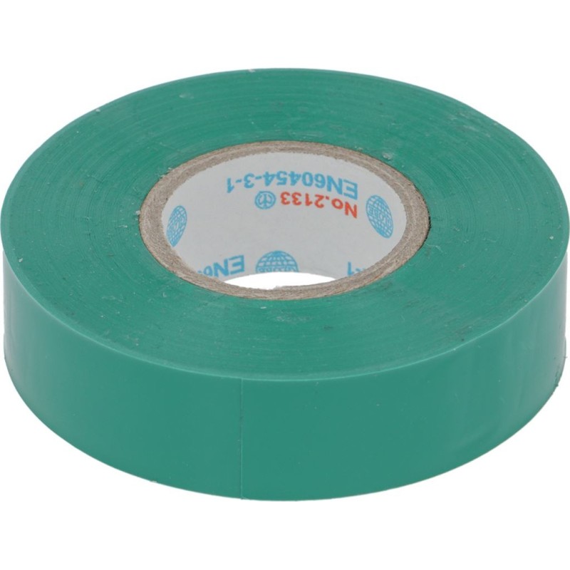 NASTRO ISOLANTE VERDE IN PVC 20 MT