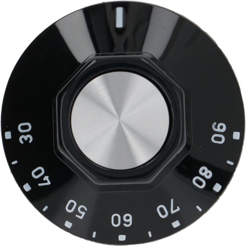 KNOB BLACK  50 MM 3090C