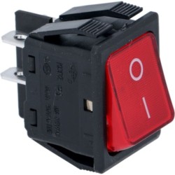 BIPOLAR SWITCH RED 16A 250V