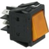 PULSANTE BIPOLARE ARANCIO 16A 250V