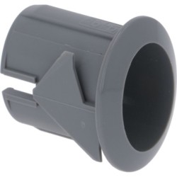 ELLIPT PUSHBUTT HOUSING 17X13MM GREY