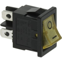 BIPOLAR SWITCH YELLOW 16A 250V