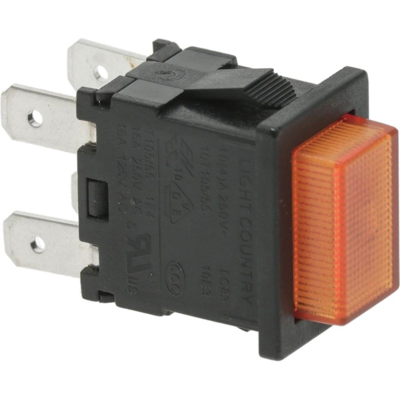 ORANGE BIPOLAR SWITCH 15A 250V