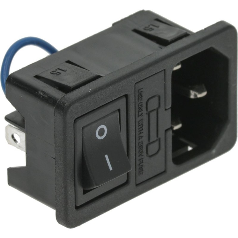 PLUG WITH SWITCH ONOFF 10A 250V