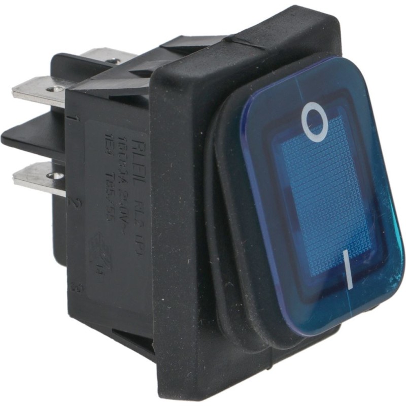 SWITCH 2POLE BLUE 16A 250V