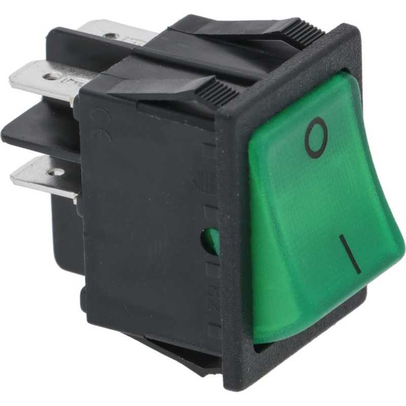 INTERRUTTORE BIPOLARE VERDE 16A 250V