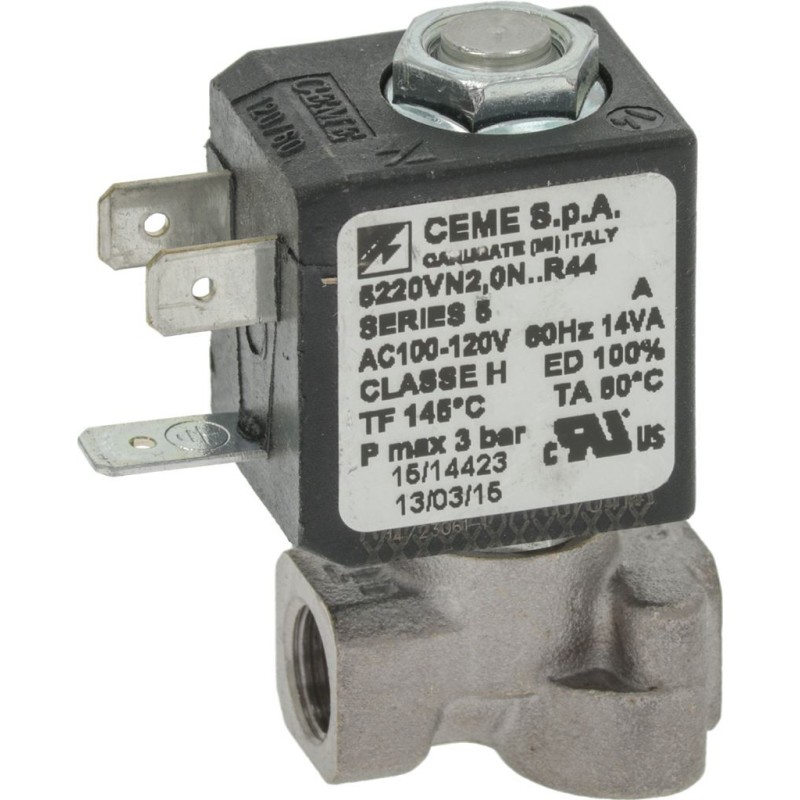 SOLENOID VALVE CEME 2WAY  18F 120V