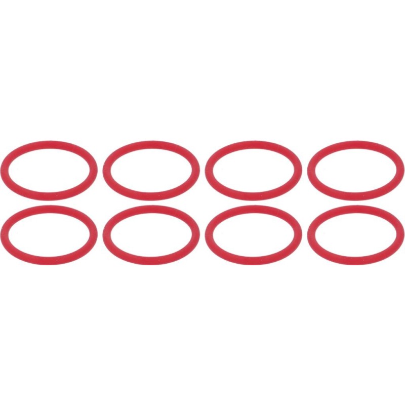 KIT OR GASKET 140 SILICONE RED 8PCS