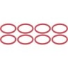 KIT OR GASKET 140 SILICONE RED 8PCS