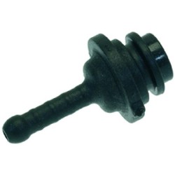 TAP STRAIGHT FITTING P0049 BLACK