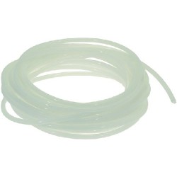 TUBE WHITE SILICONE  4X75 MM