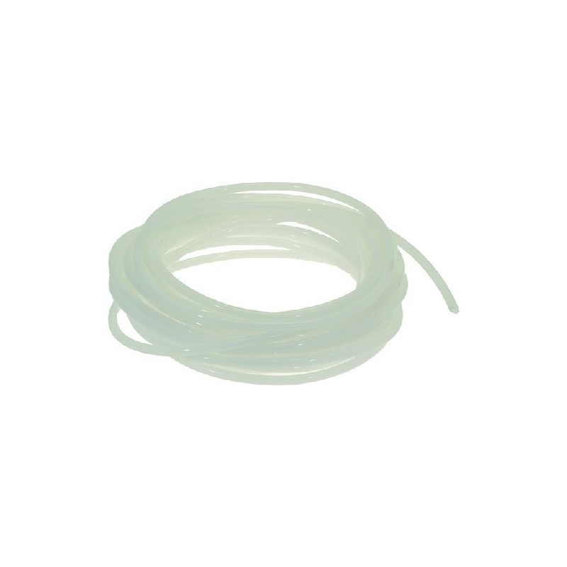 TUBE WHITE SILICONE  4X75 MM