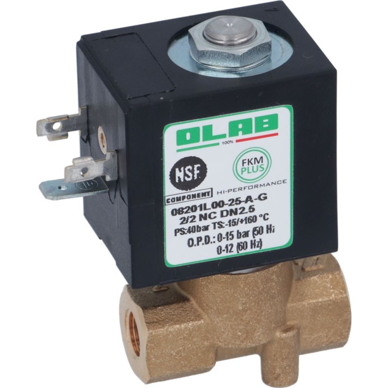 SOLENOID VALVE OLAB 2WAY  18F 230V