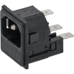 SNAPIN PLUG WITH DOUBLE FUSE HOLDER