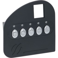 BUTTON PANEL ASSEMBLY BLACK