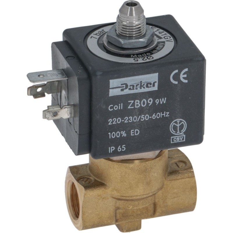 SOLENOID VALVE PARKER 3WAY 230V 5060HZ