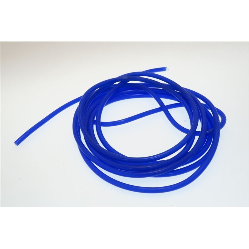 SILICONE TUBE BLUE 4X75 60SH