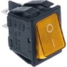 BIPOLAR BUTTON ORANGE 16A 250V