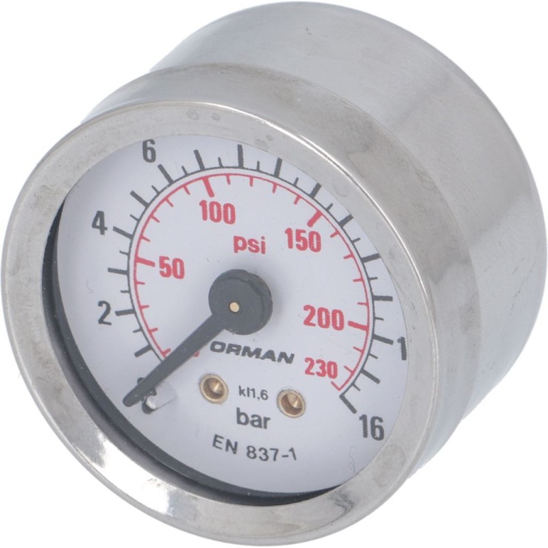 PRESSURE GAUGE FOR PUMP  41 MM 016 BAR