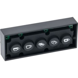 PUSHBUTTON PANEL 5 LED BLUE...