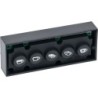 PUSHBUTTON PANEL 5 LED BLUE BUTTONS