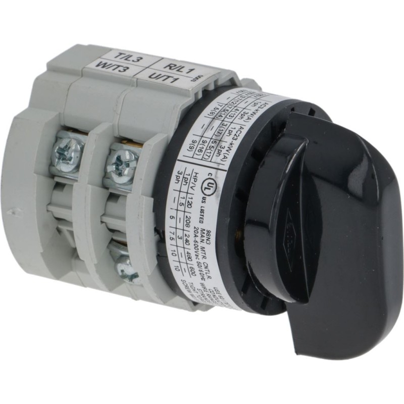 SELECTOR SWITCH 01 POSITIONS 20A 400V