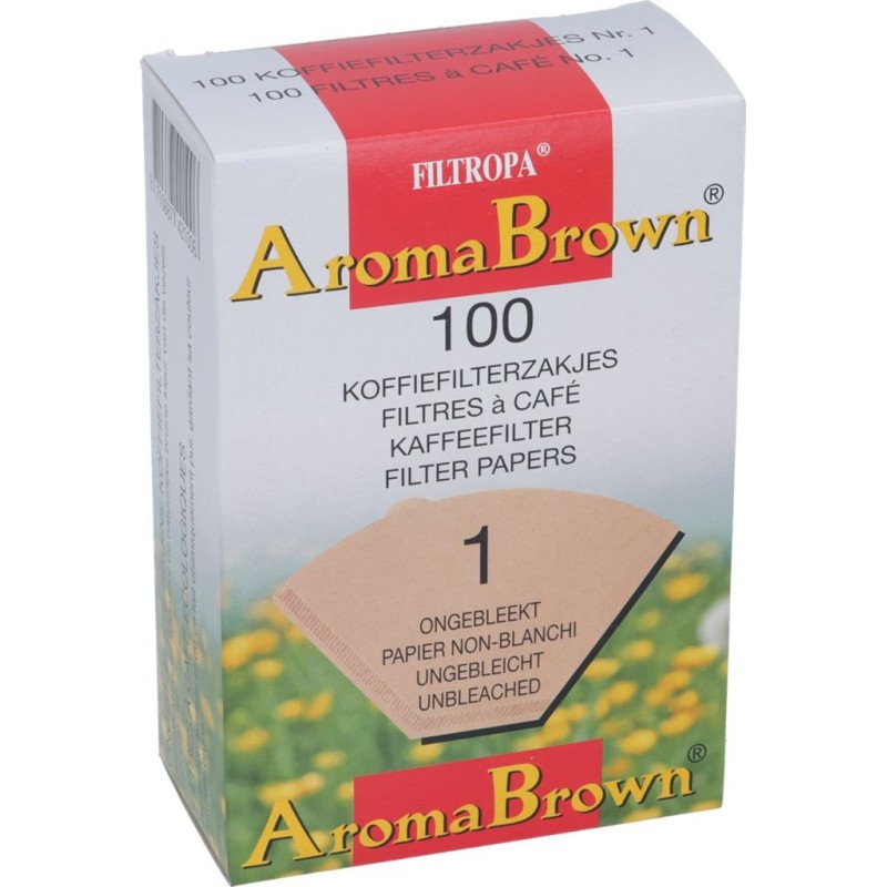 FILTROPA AROMA BROWN PAPER FILTERS 1 100