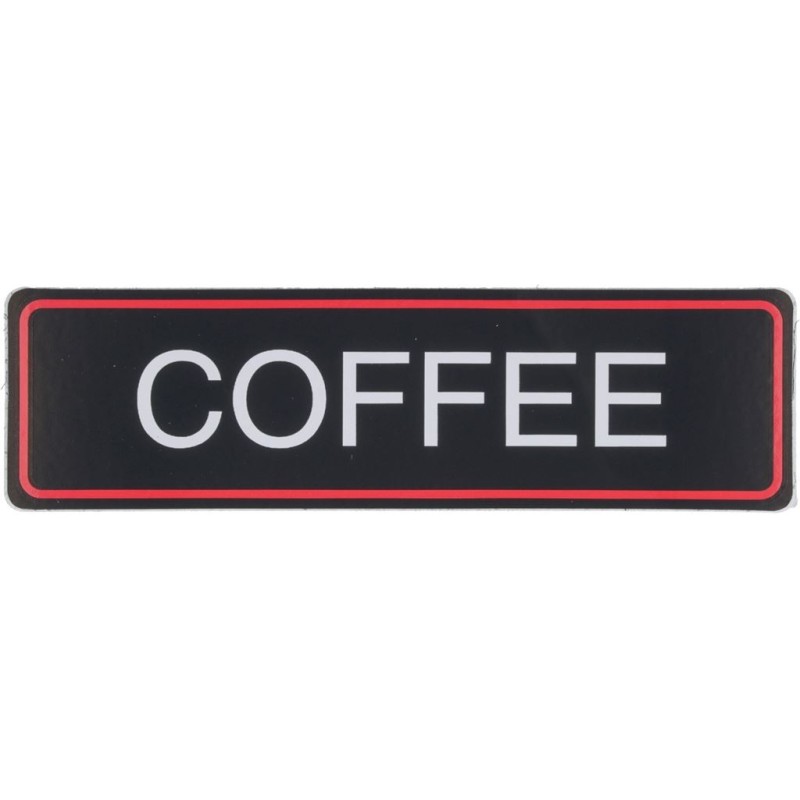 ADHESIVE LABEL COFFEE