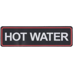 ADHESIVE LABEL HOT WATER