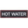 ADHESIVE LABEL HOT WATER