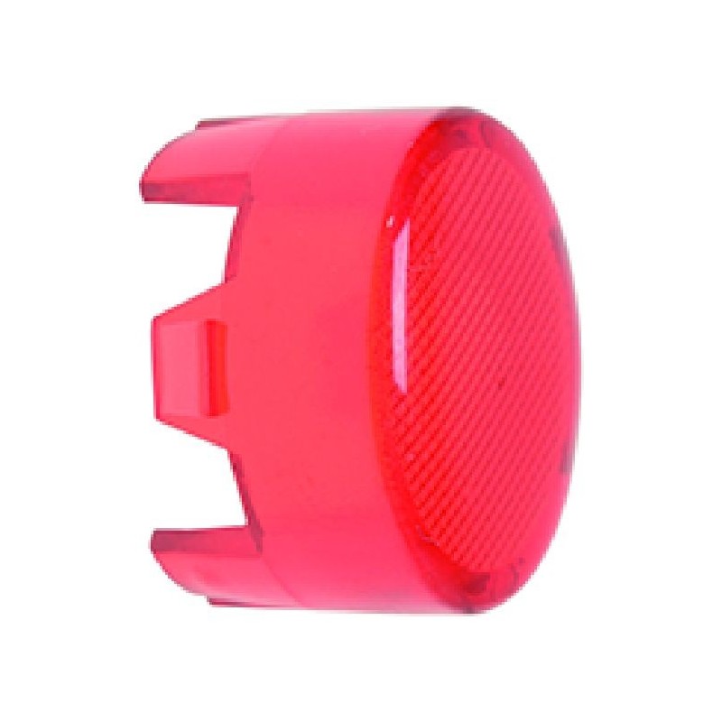 LAMP CAP OVAL RED 15X11 MM