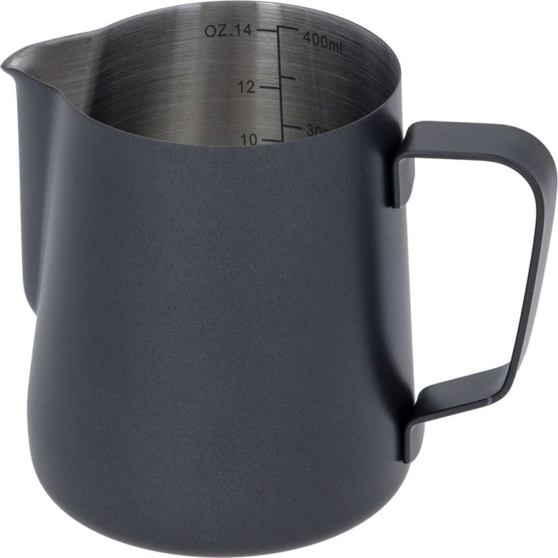 MILK PITCHER 040 L BLACK PTFE COATED