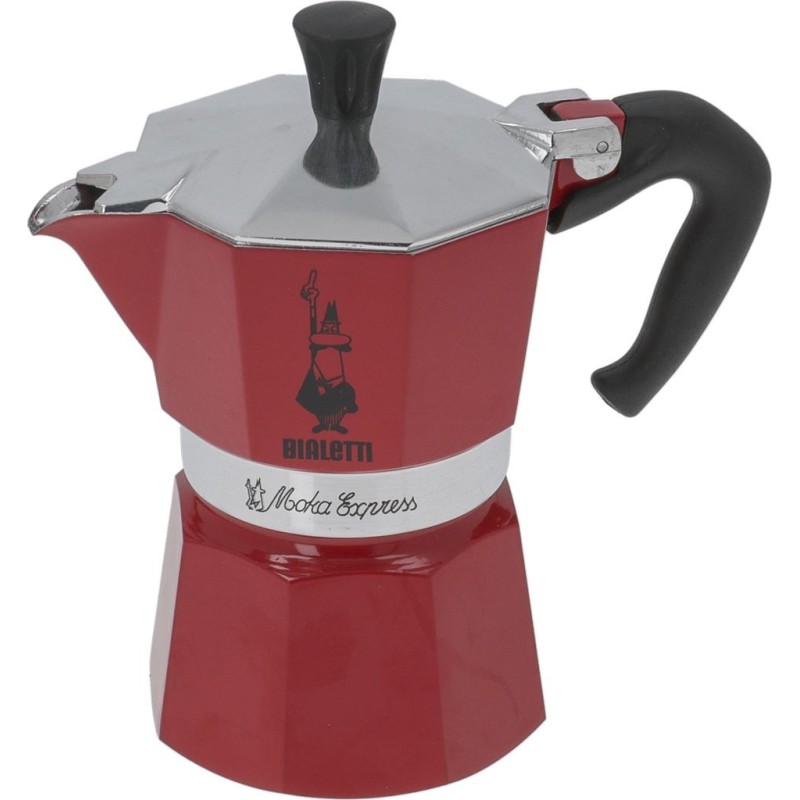 MOKA EXPRESS 3 TAZZE ROSSA BIALETTI