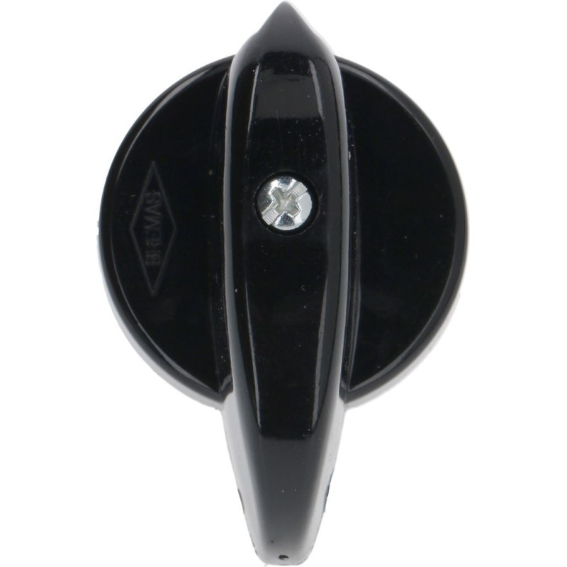 KNOB SELECTOR SWITCH BLACK  33 MM