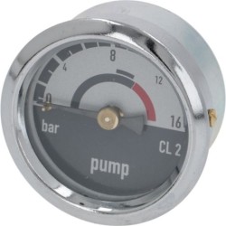 PRESSURE GAUGE FOR PUMP  43 MM 016 BAR