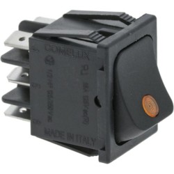 DEVIATORE BIPOLARE NERO 16A 250V