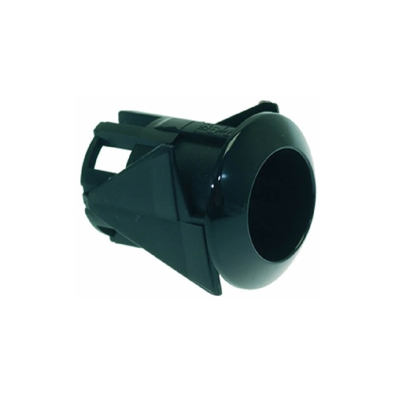 ROUND PUSHBUTTON HOLDER BLACK