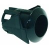 ROUND PUSHBUTTON HOLDER BLACK